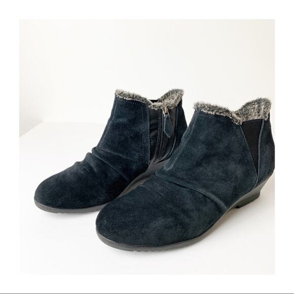 Sporto Bootie Black Suede SZ 9 - Picture 5 of 8
